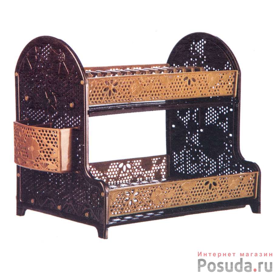 Сушилка для посуды 415*290*370 мм (цвет в ассортименте)