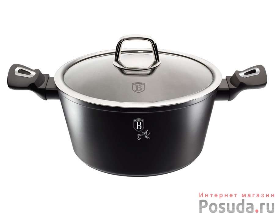 Black Silver Line Кастрюля 24 см