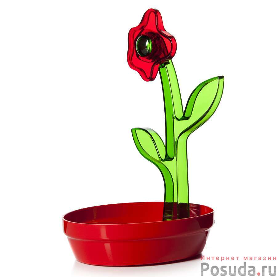 Подставка под ложку красная