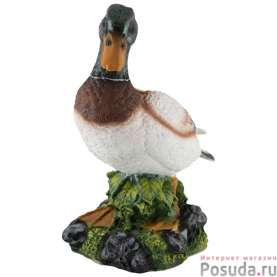 Фигурка садовая "Селезень большой" H-38см