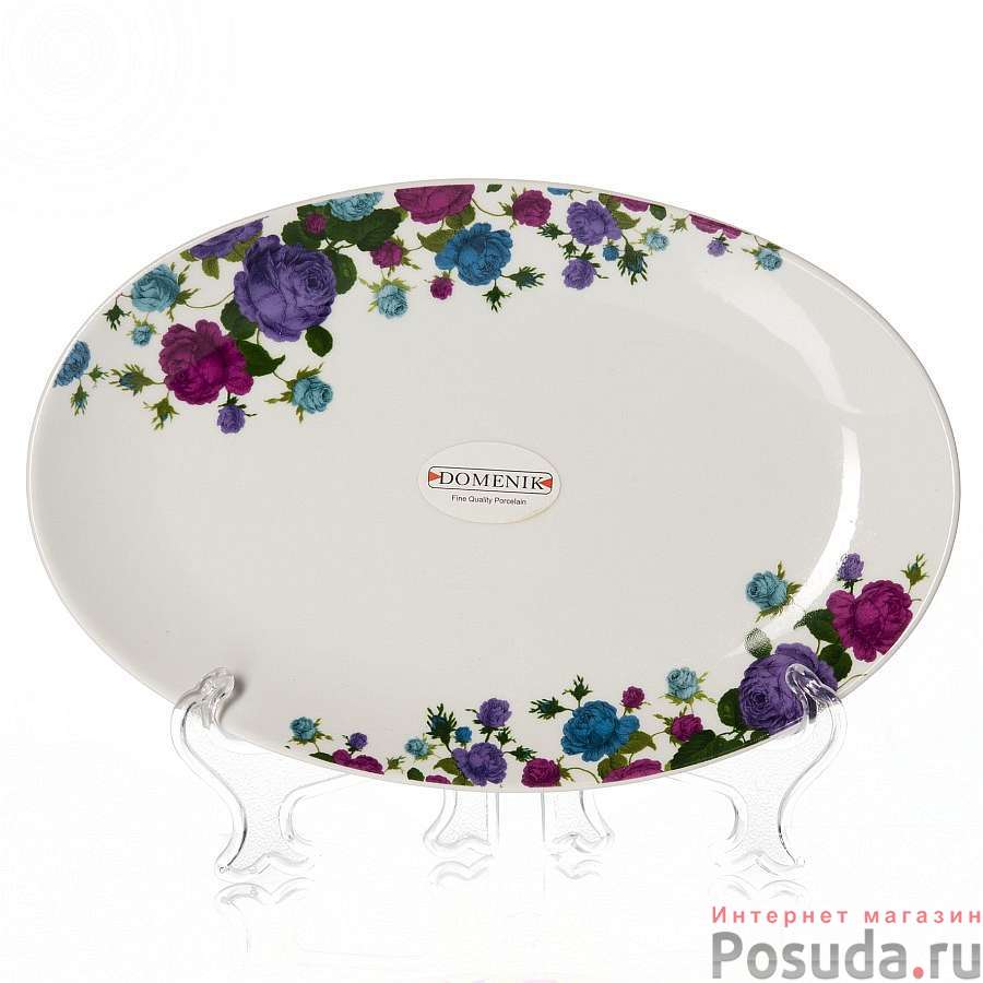Тарелка овальная english garden, 26 см