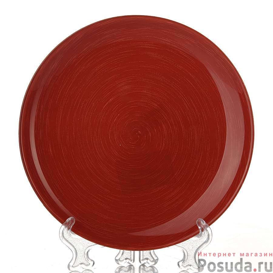 Тарелка закусочная (десертная) Luminarc Stonemania Red, D=20 см