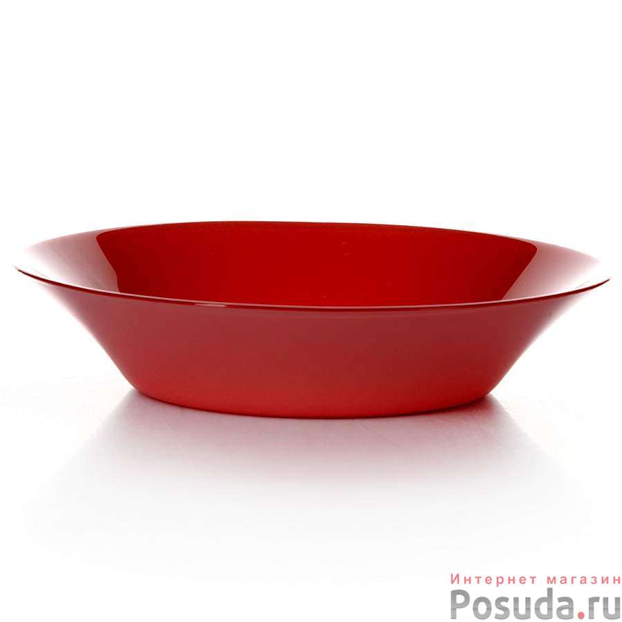 Тарелка столовая глубокая Pasabahce Red Village, D=22 см