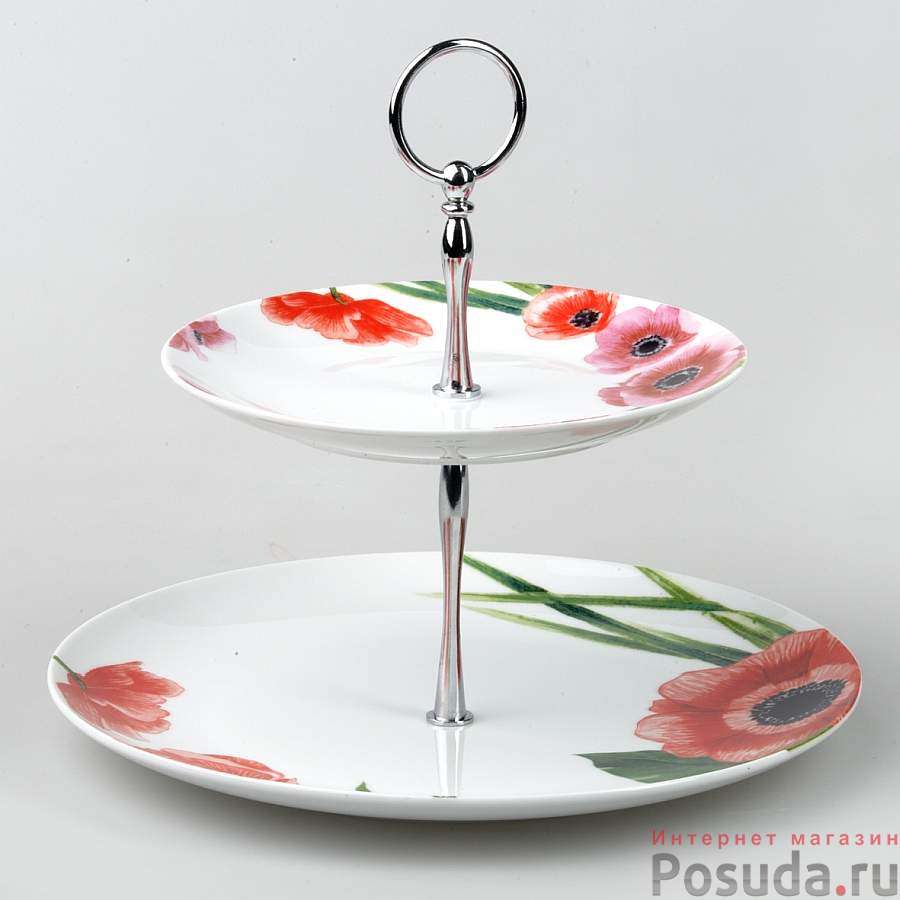 Этажерка 2-х ярусная blooming