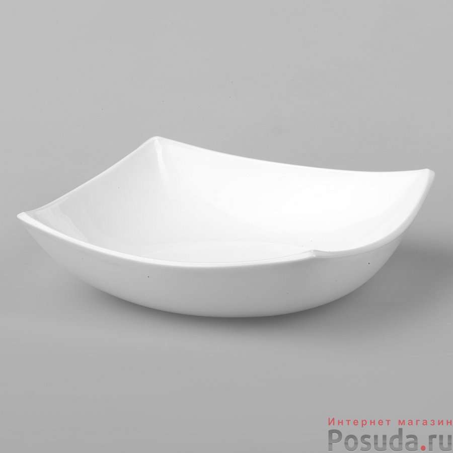 Тарелка столовая глубокая Luminarc Quadrato White, D=20 см