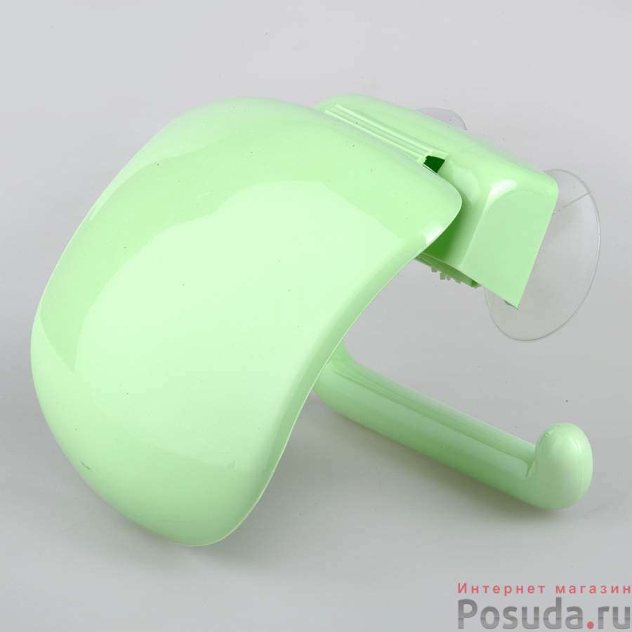 Держатель для туалетной бумаги на присосках (цвет в ассортименте)