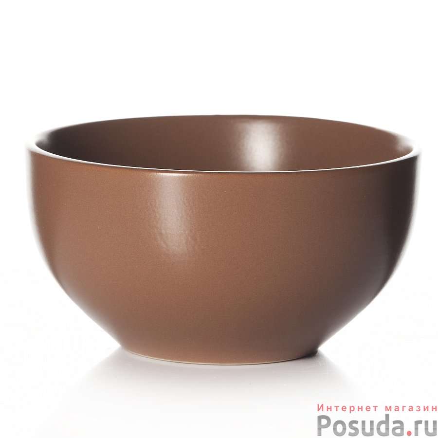 Салатник коричневый Gotoff, D=13,5 см