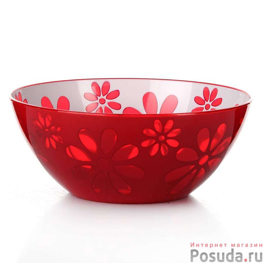 Чаша Альтернатива "Соблазн", цвет: красный, 1,7 л