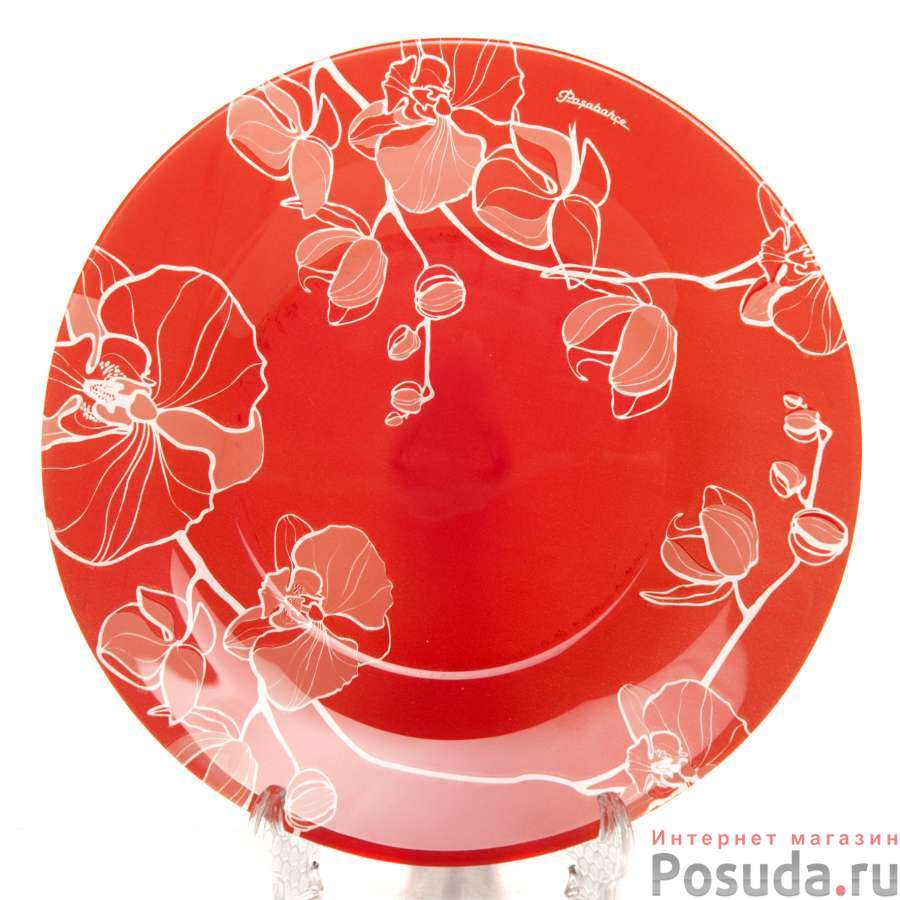 Тарелка закусочная (десертная) Pasabahce Sweet Orchids, D=19,5 см