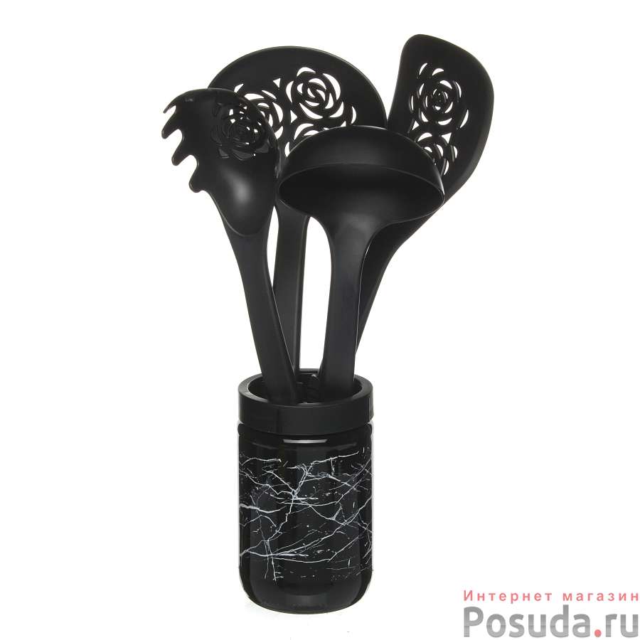 Набор кухонных предметов 4 шт. на подставке