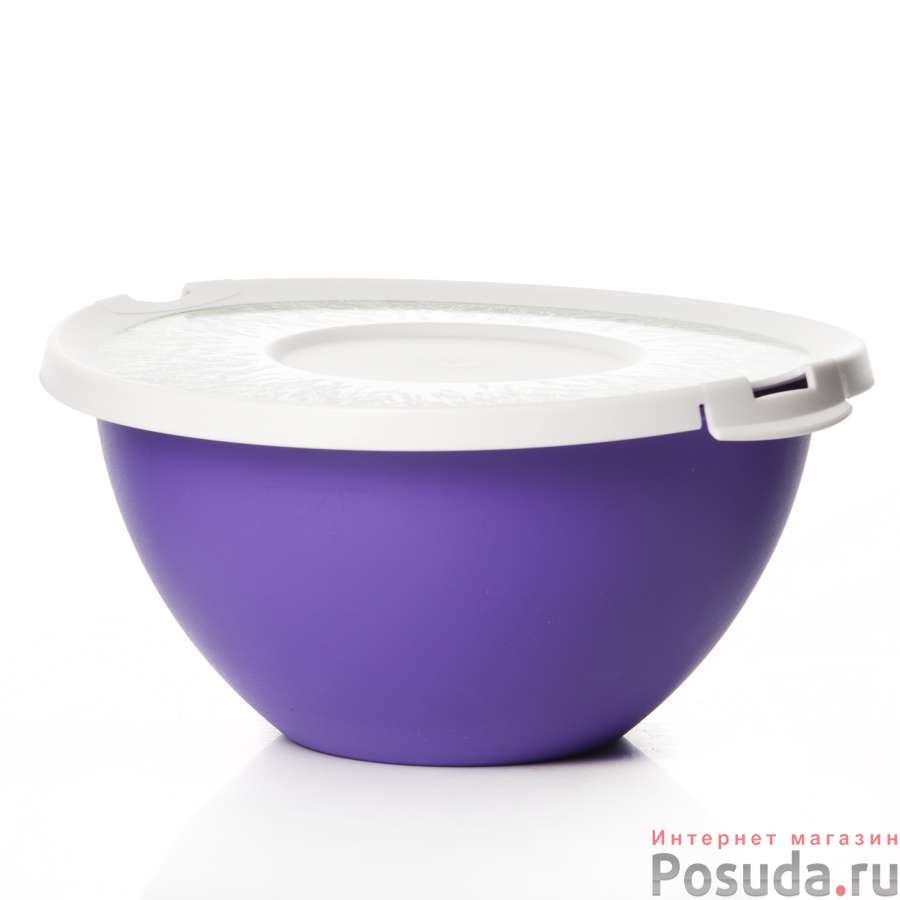 МИСКА с крышкой "Лаванда" 2л
