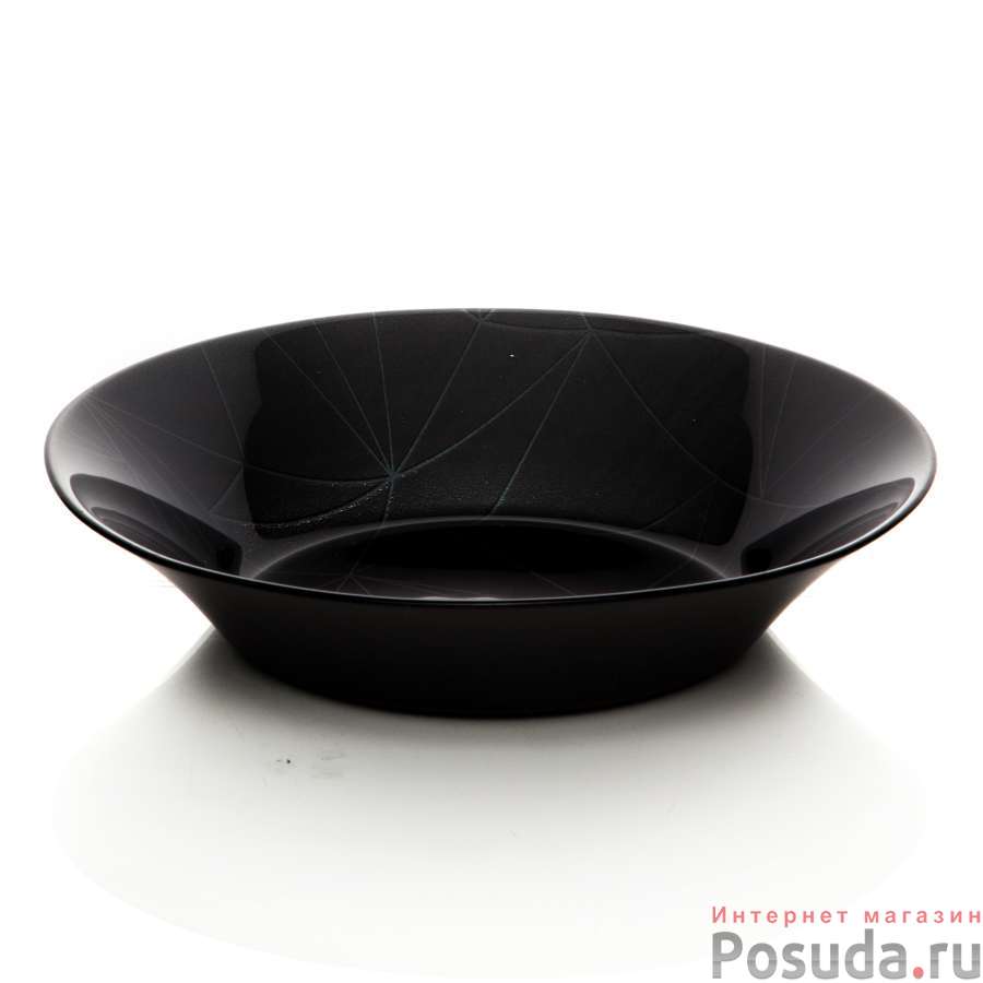 Тарелка глуб.упроч.Pasabahce ЛИНЕА БЛЭК 220 мм (рис.28980)