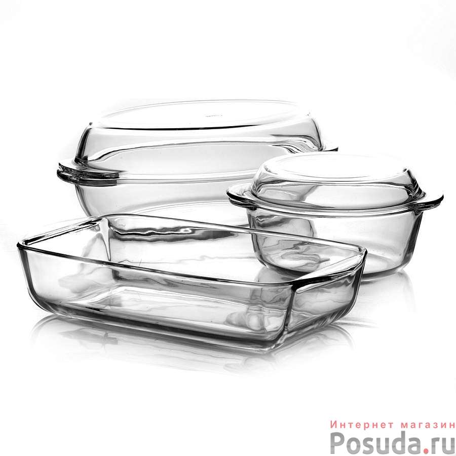 Набор посуды для СВЧ Pasabahce "Borcam", 5 предметов