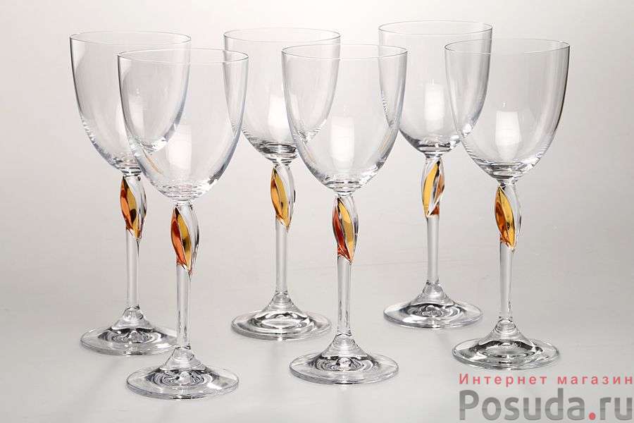 Набор бокалов для вина из 6 шт."ФЛЕР" 250 мл.