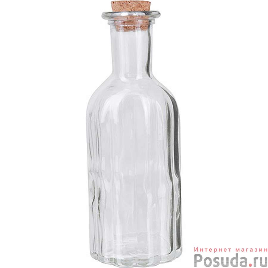 Бутылка 450 мл стекло с пробкой LR