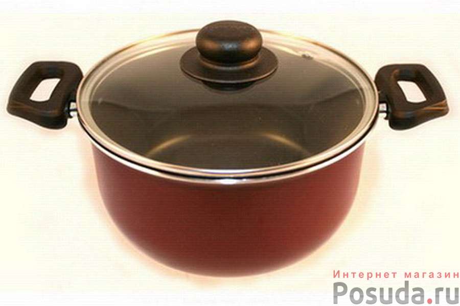 Кастрюля 1,5л стеклянная крышка Scovo