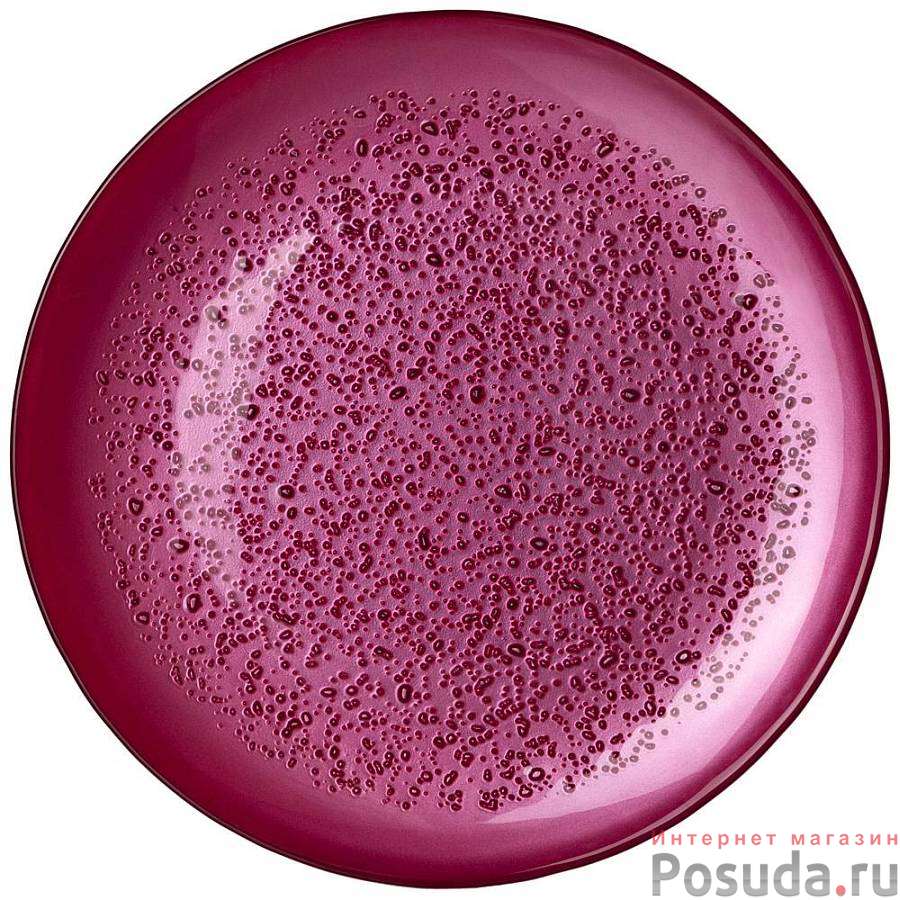 Блюдо Crispy цвет:фиолетовый, диаметр 28 см