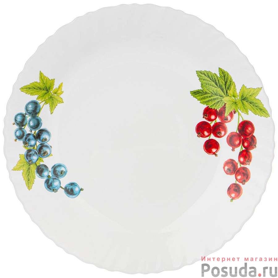 Тарелка обеденная agness berry mood 25см 