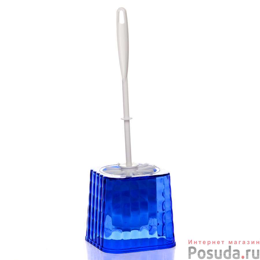 Ерш с подставкой Кристалл (синий), Н=36 см