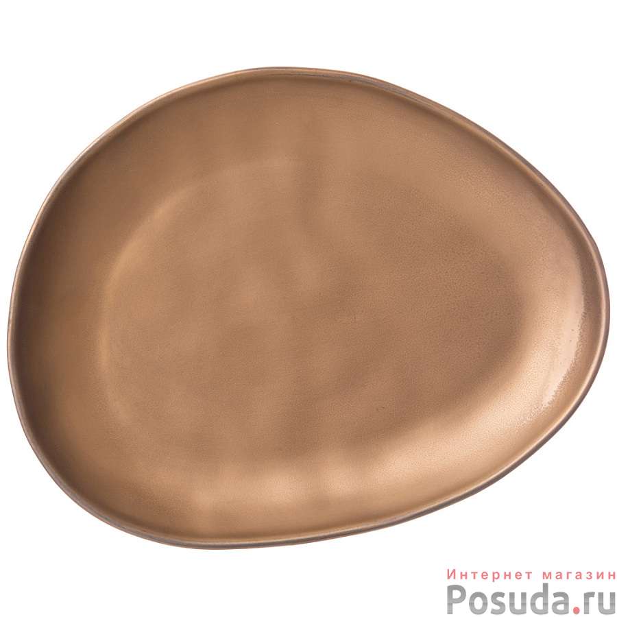Тарелка обеденная bronco Bronze 29*23*3 см 