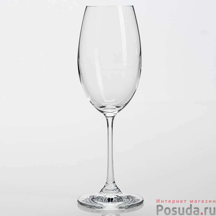 Набор бокалов для вина 6 шт Crystalite Bohemia "Барбара", 300 мл