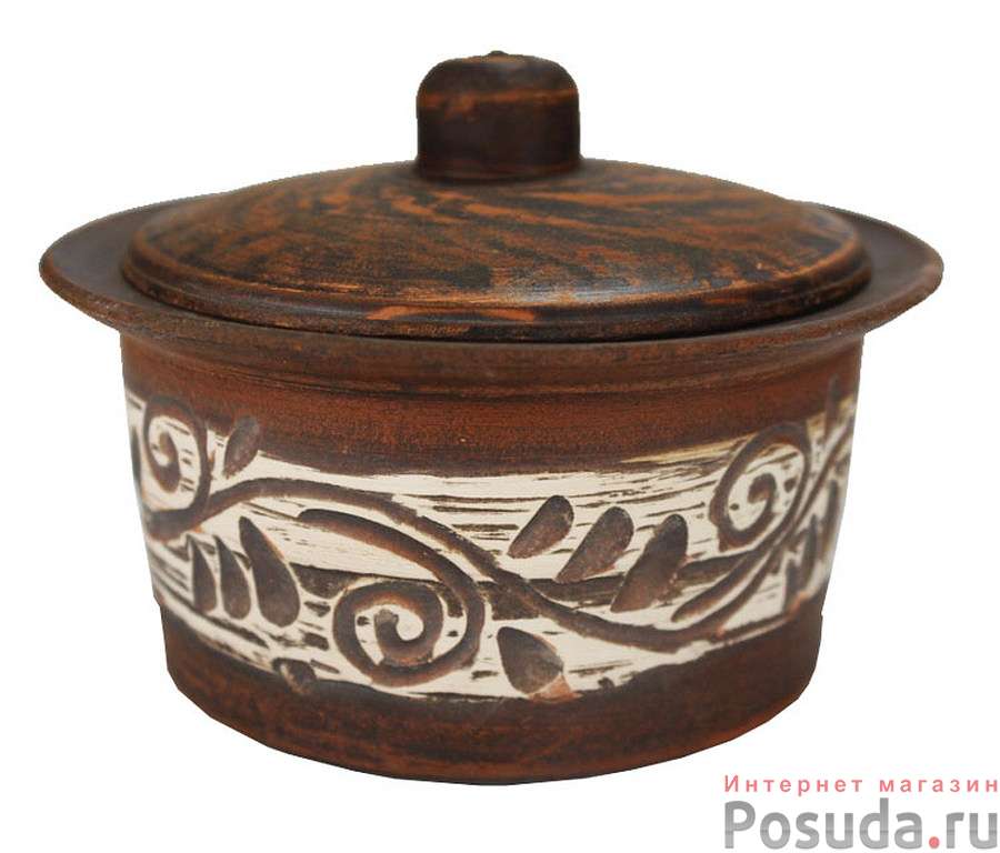 Кокотница для жульена с крышкой "Орнамент" 200 мл