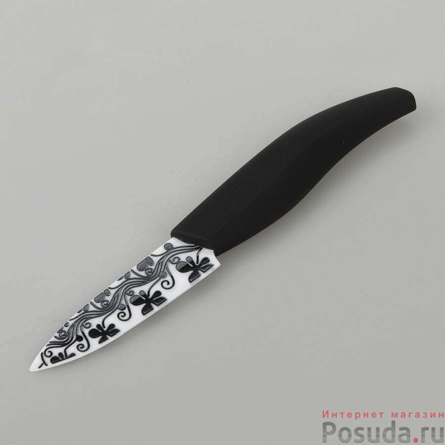 Нож с белым керамическим лезвием 7.5 см