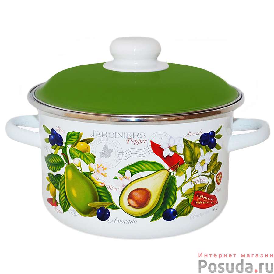 Кастрюля 3,0л цилиндрическая  Авокадо, 6RD181M