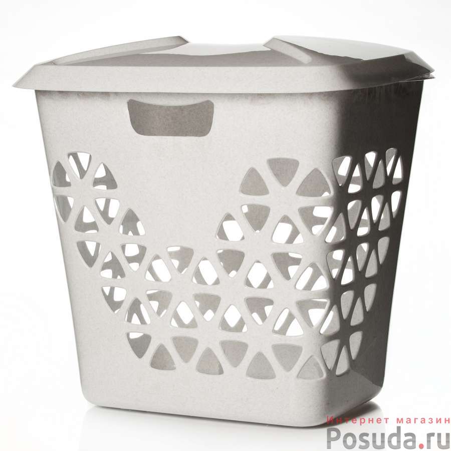 Корзина для белья ВЕНЕЦИЯ 45 л (мраморный)