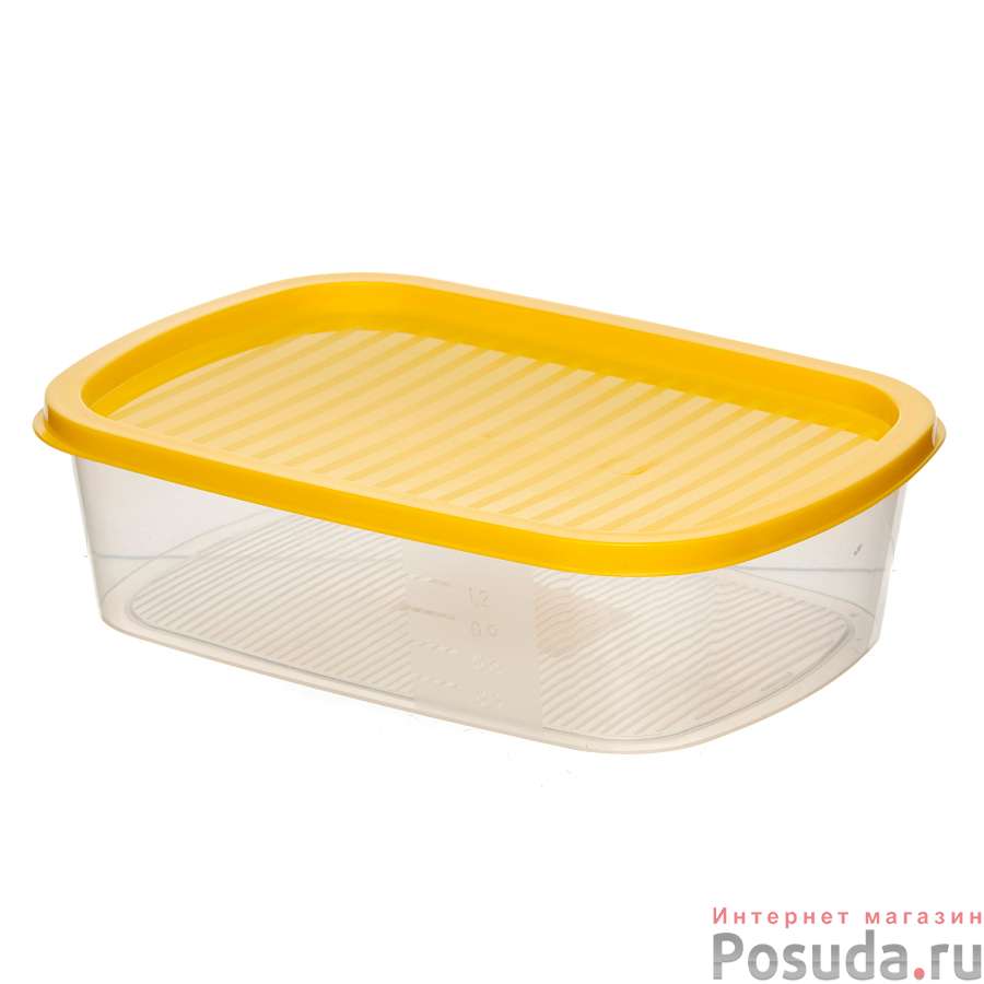 Набор прямоугольных контейнеров 3шт.1,6 л BioFresh микс