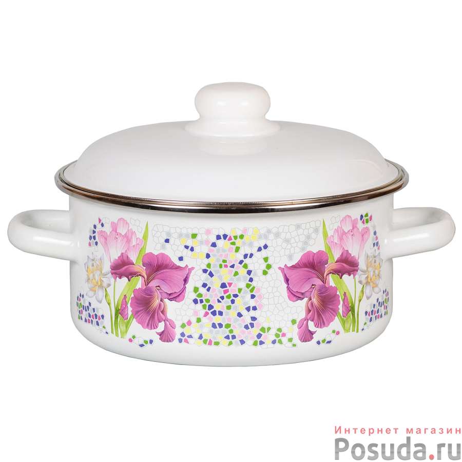 Кастрюля 4,0л цилиндрическая Мозаика, 1RB221M