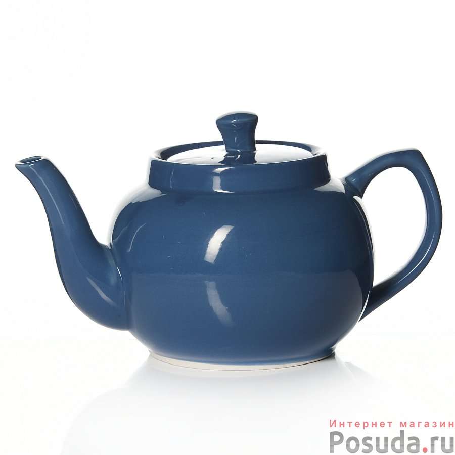 Чайник синий, объем 1000 мл