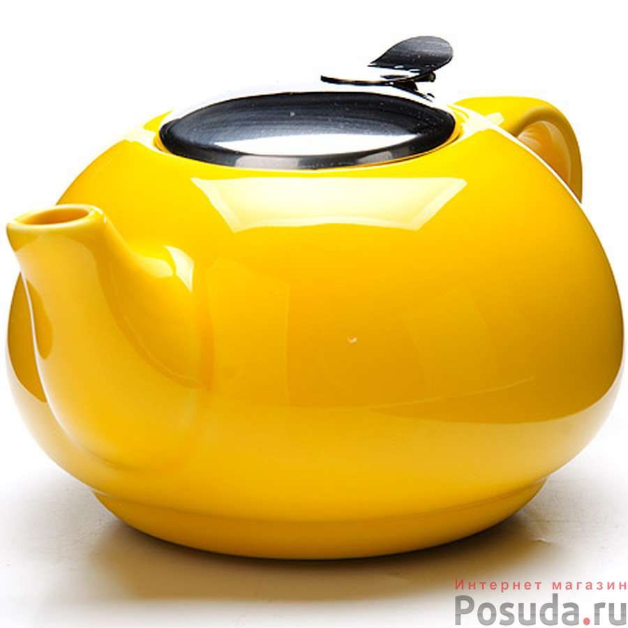 26596-2 Заварочный чайник ЖЕЛТЫЙ 750мл
