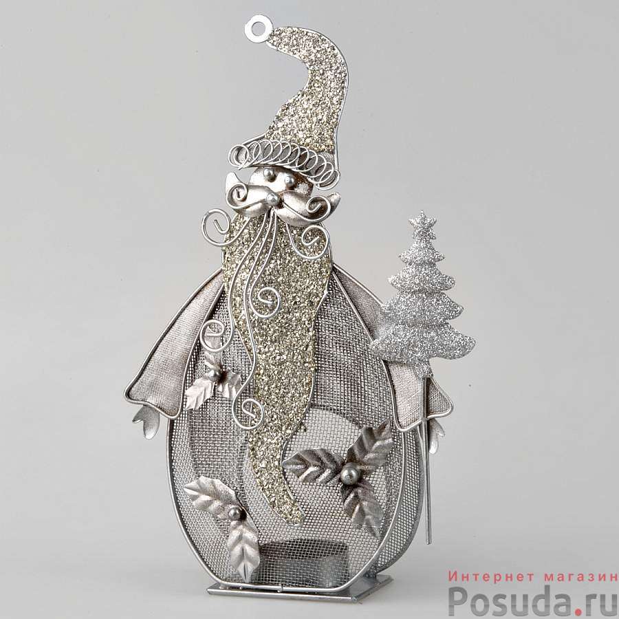 Подсвечник House & Holder "Дед Мороз", 18*6*25 см