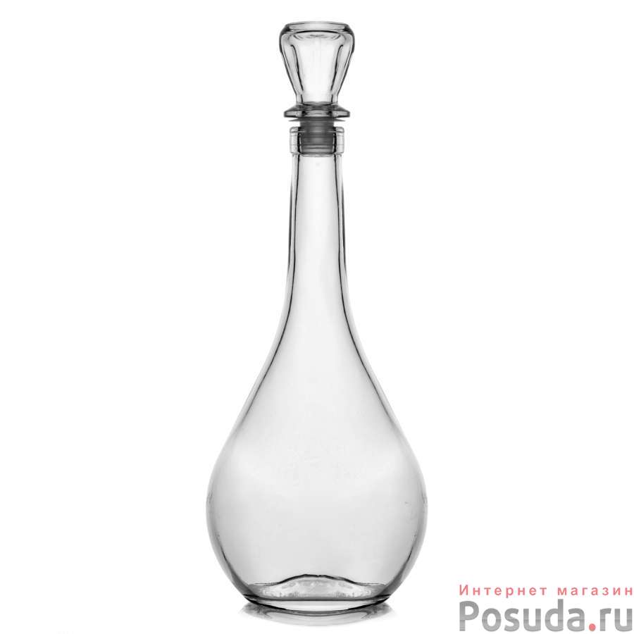 Бутылка из бесцветного стекла Капля