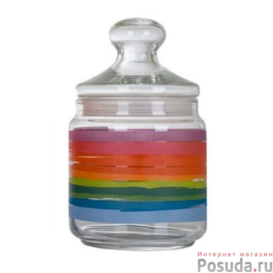 Банка для продуктов колор пенсил 0.75л(аналог l7822)