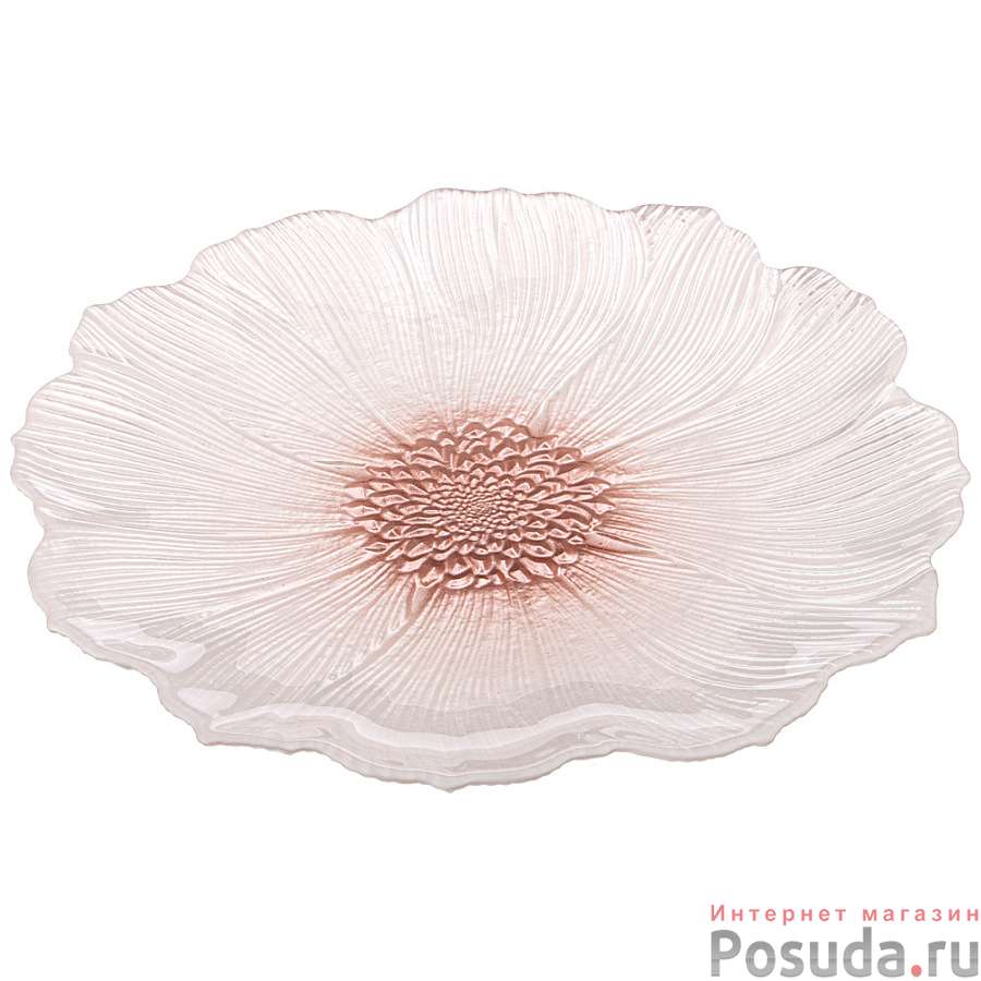 Тарелка Белый цветок 21cm без упаковки 