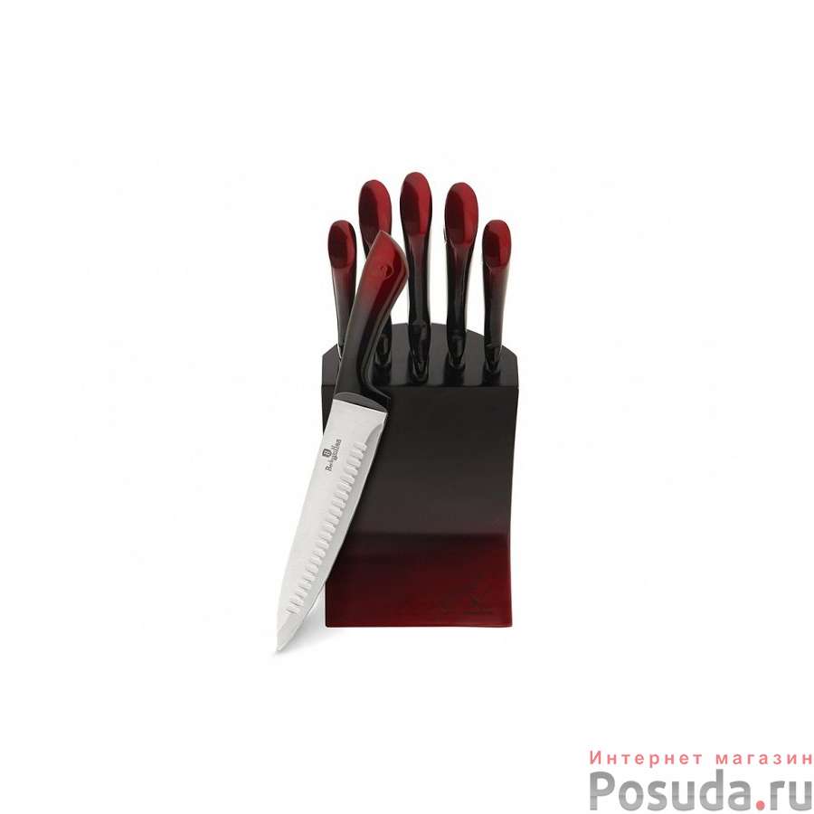 Набор ножей Berlinger Haus "Passion Line" на подставке, 6 предметов