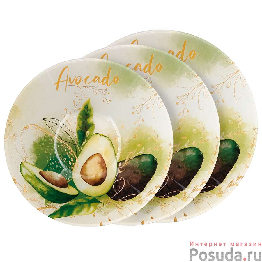 Набор салатников 3 предмета Avocado ТМ Appetite, ST-06-AV