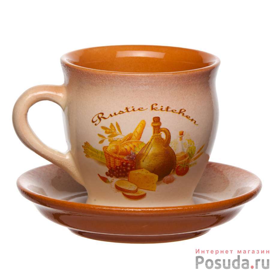 Чашка с блюдцем 300мл