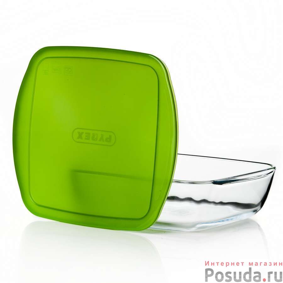 Форма для запекания квадратная с крышкой Cook&Store 25x22x7см (аналог 212P000/5045ST)