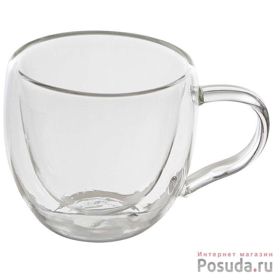 Набор из 2 чашек AROMA (2*150 мл) с двойными стенками (боросиликатное стекло)