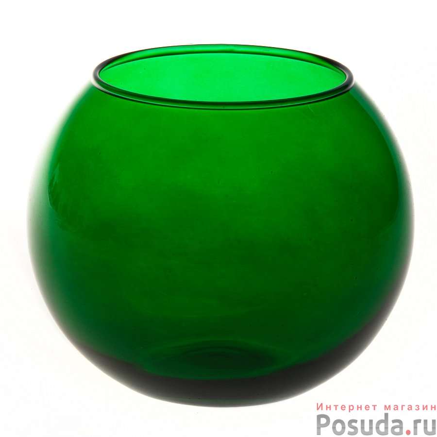 Ваза Pasabahce "Flora Workshop", цвет зеленый, Н=10,5 см
