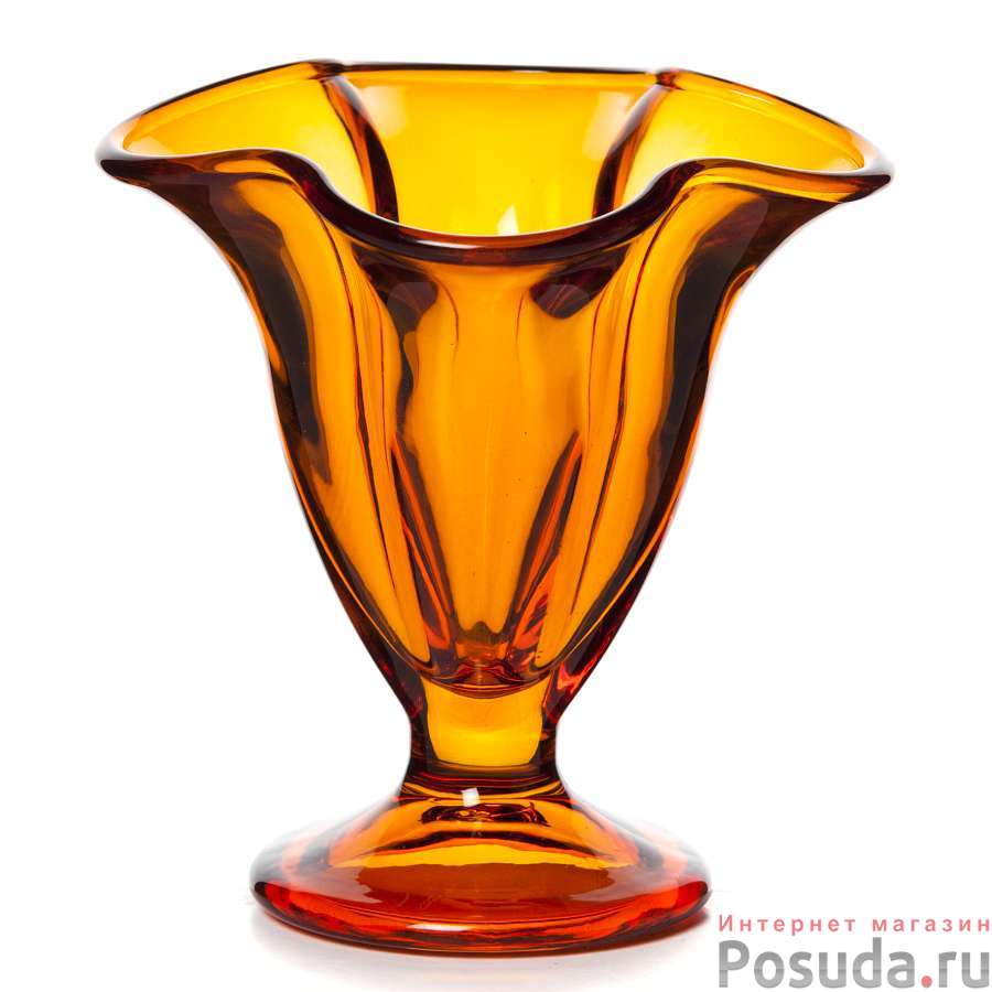 Ваза для мороженого Pasabahce Enjoy оранж, 118 мм