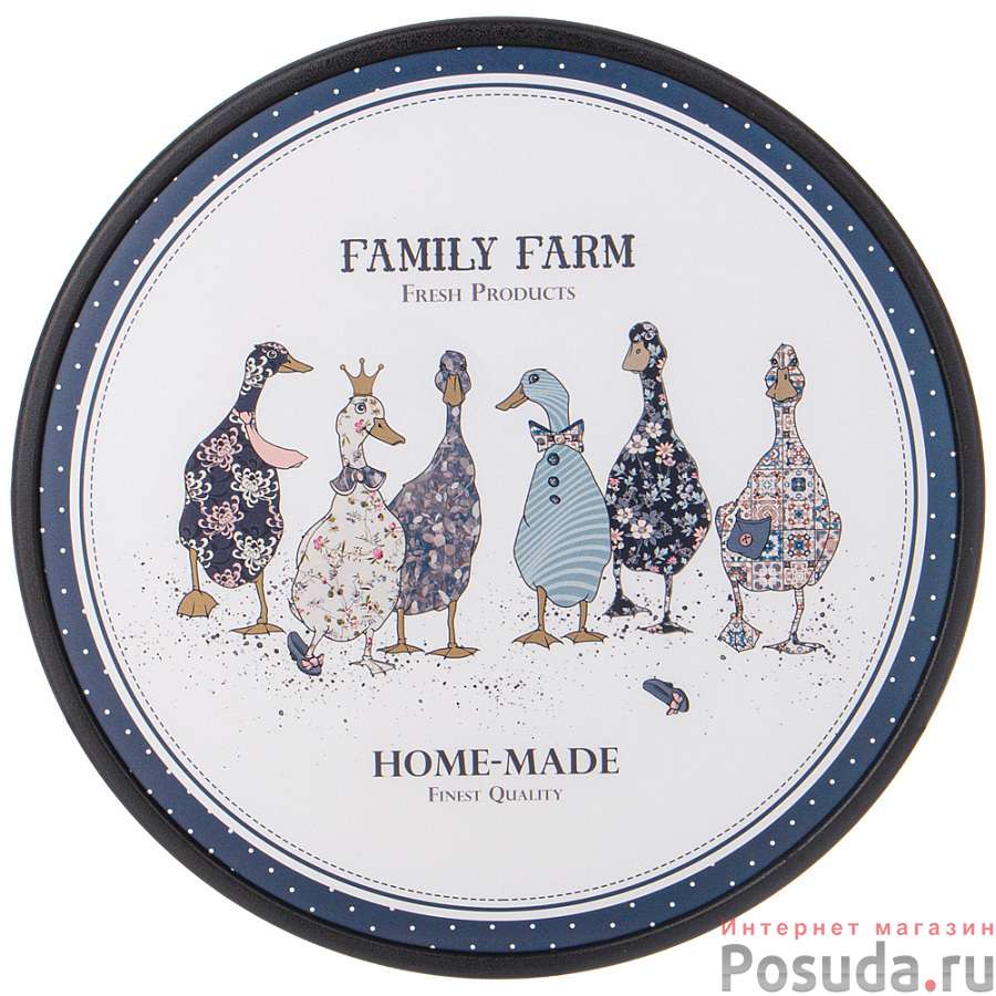 Доска разделочная диаметр 27,5*1.2 см