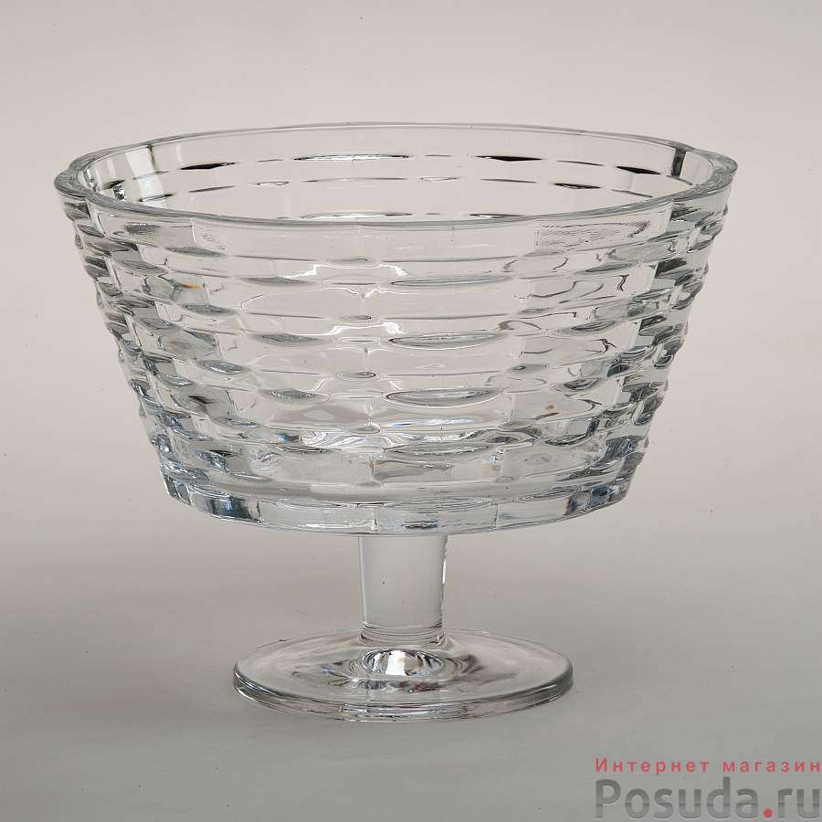 Ваза на ножке "Rattan", диаметр 220 мм, высота 166,5 мм