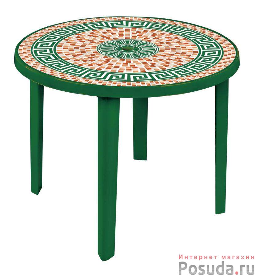 Стол "Мозаика" (темно-зеленый)
