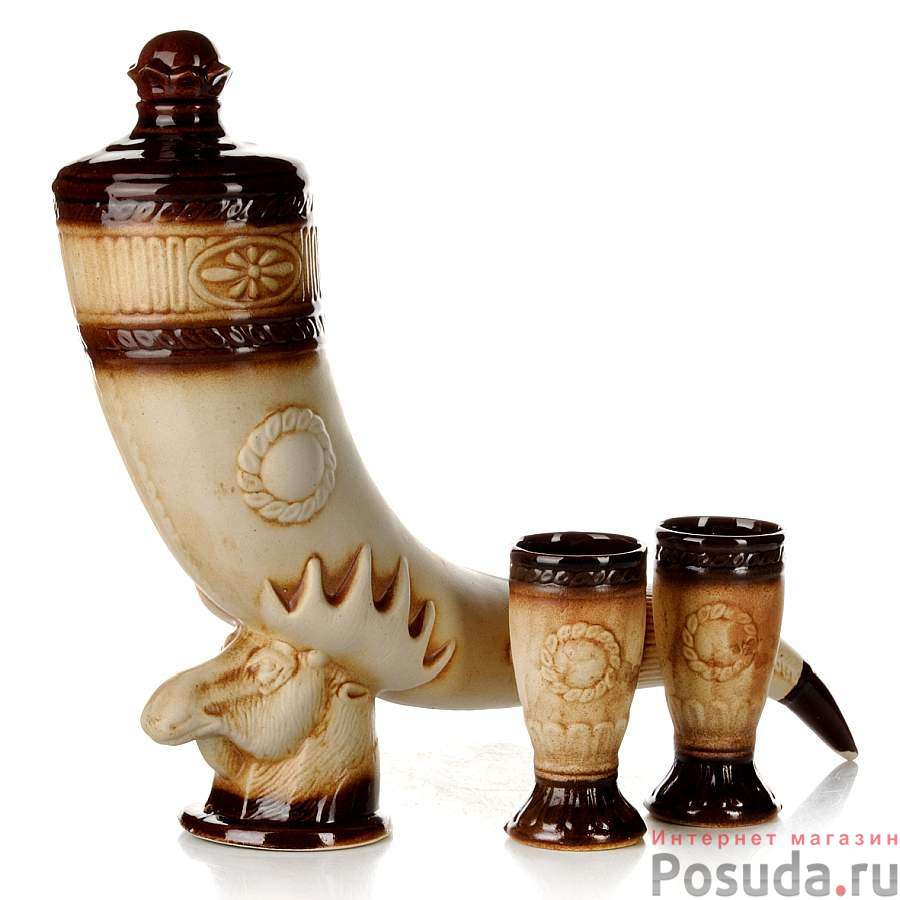 Набор для напитков "Рог", 7 предметов