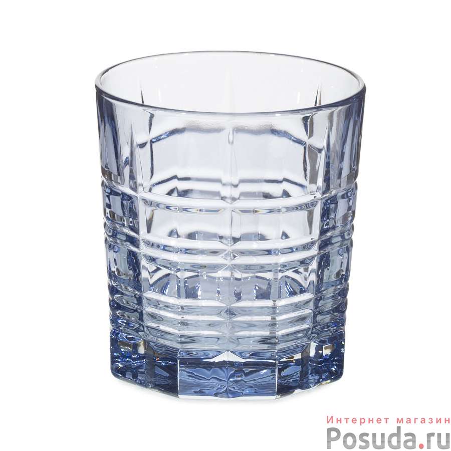 Набор стаканов ДАЛЛАС голубой 4шт 300мл низкие