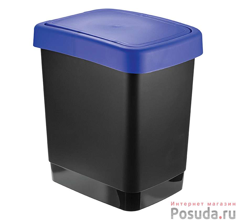 Контейнер для мусора ТВИН  18л  Синий